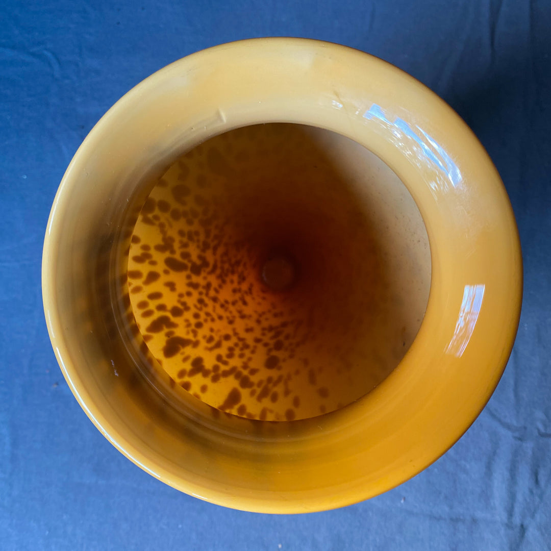 Tall Amber Murano Vase
