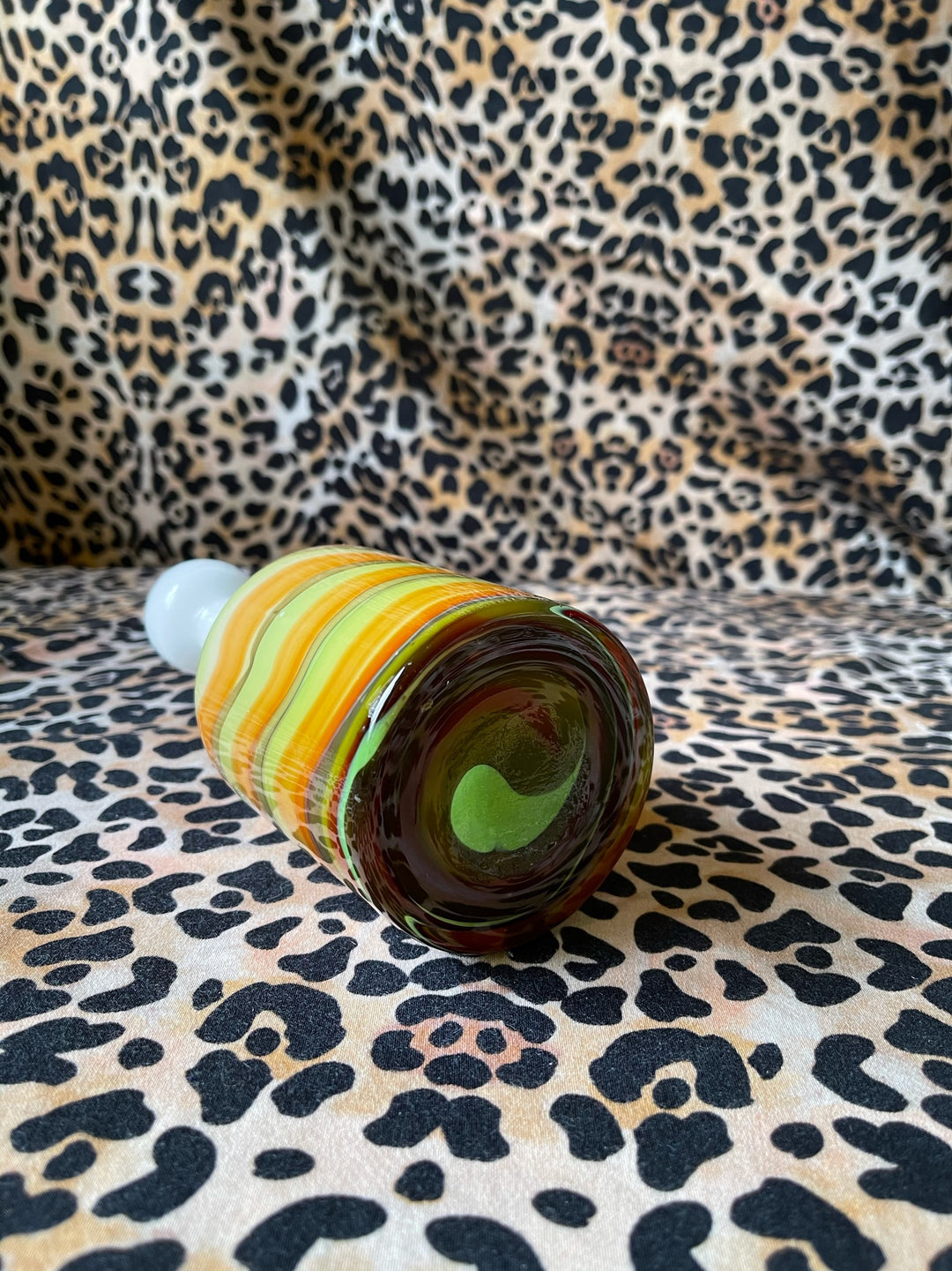 Vintage Small Glass Bottle Vase