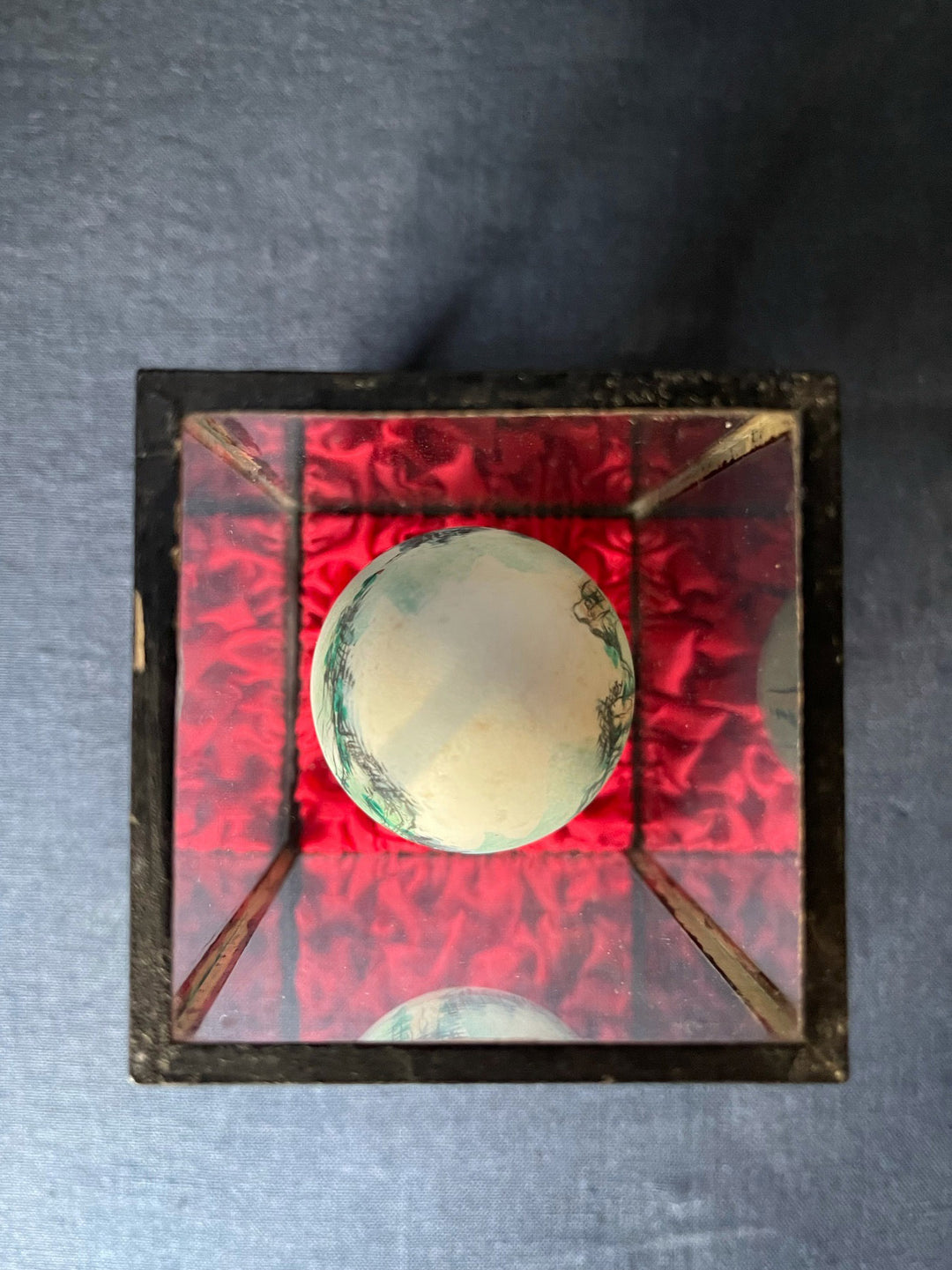 Vintage Chinese Painted Egg - Mountain