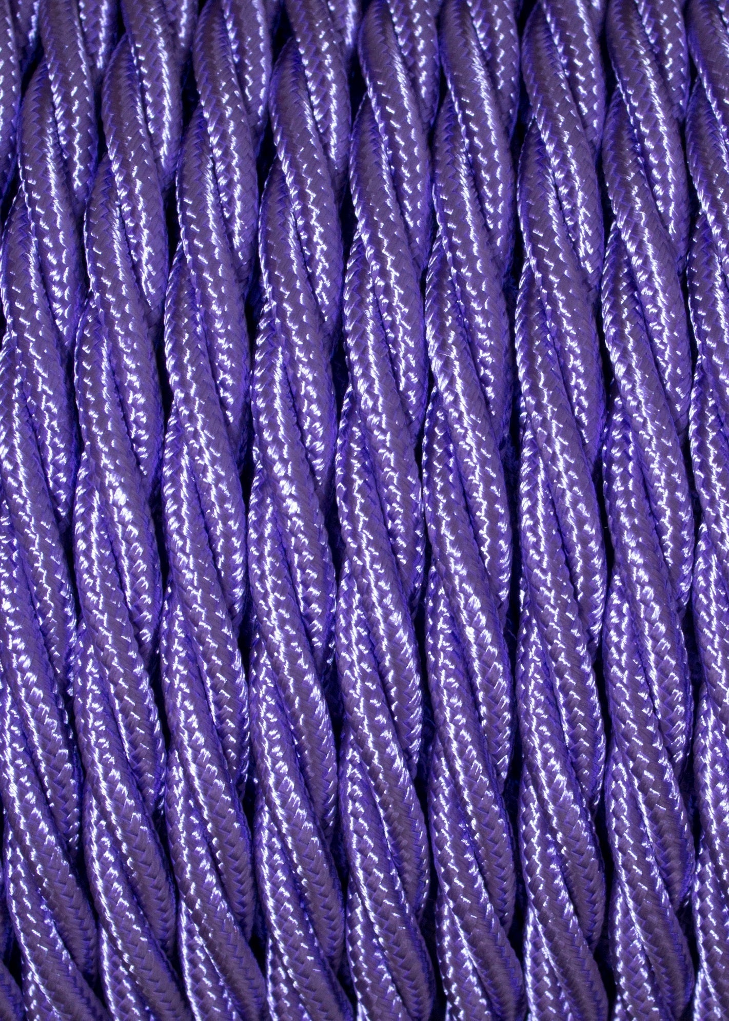 Violet + White - Lola's Leads Fabric Extension Cable