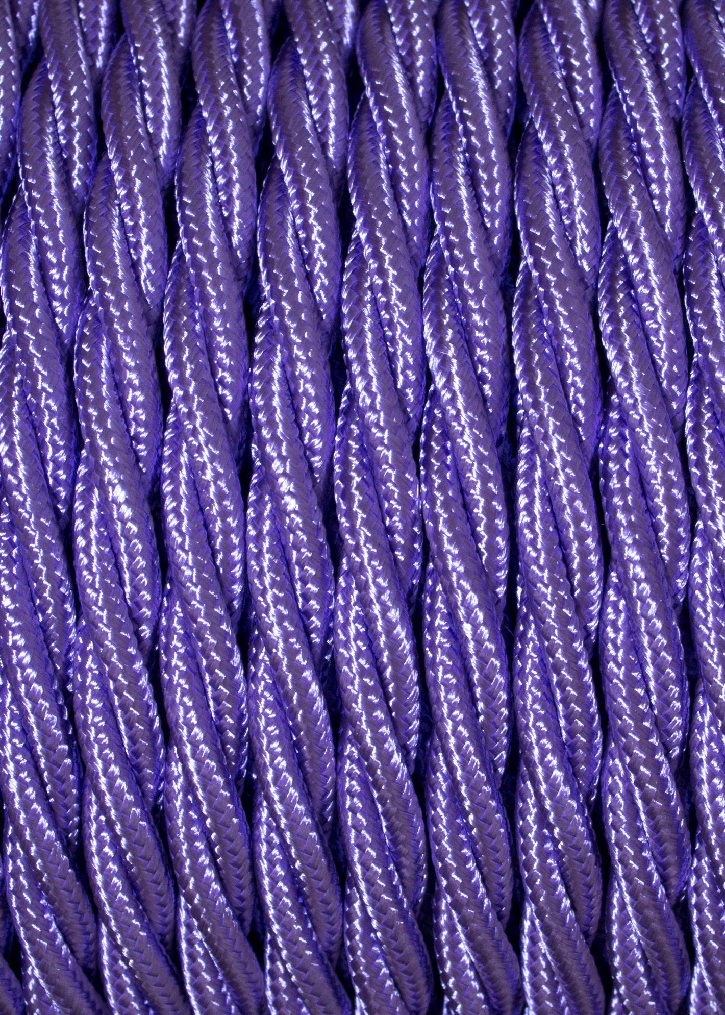 Violet + Black - Lola's Leads Fabric Extension Cable
