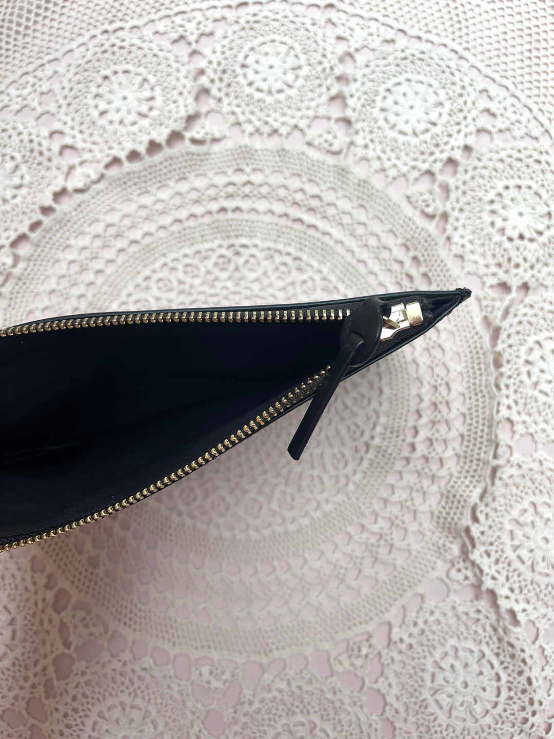 Whistles Black Leather Purse