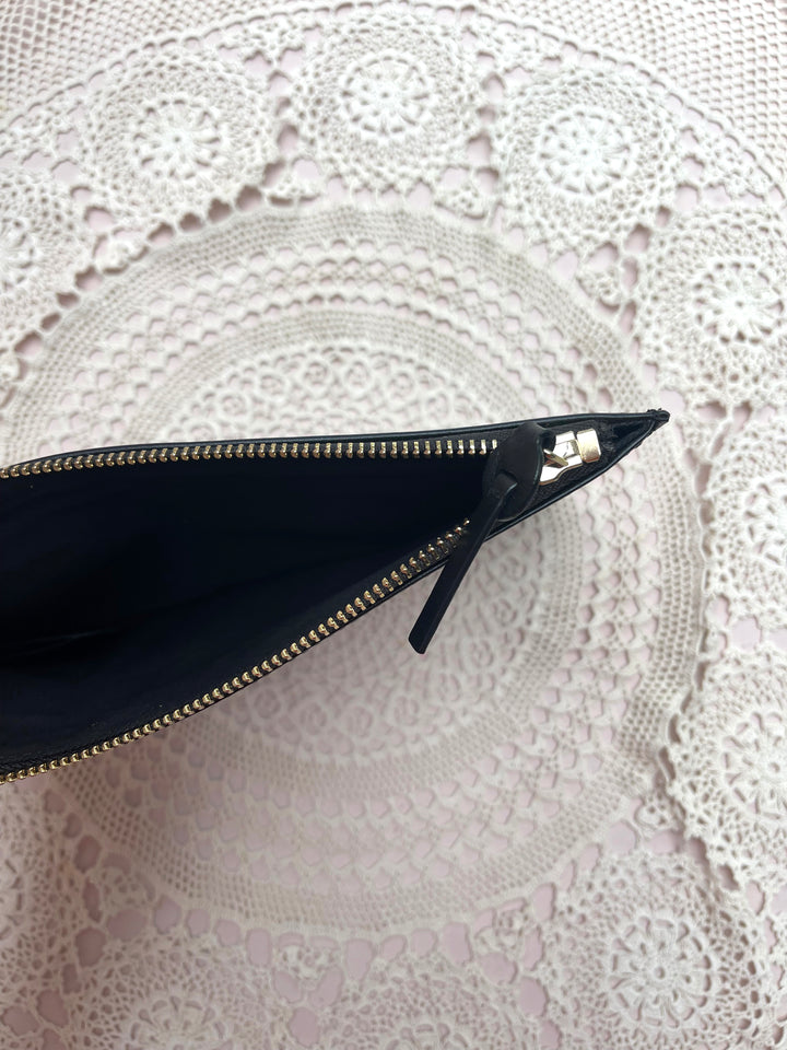 Whistles Black Leather Purse