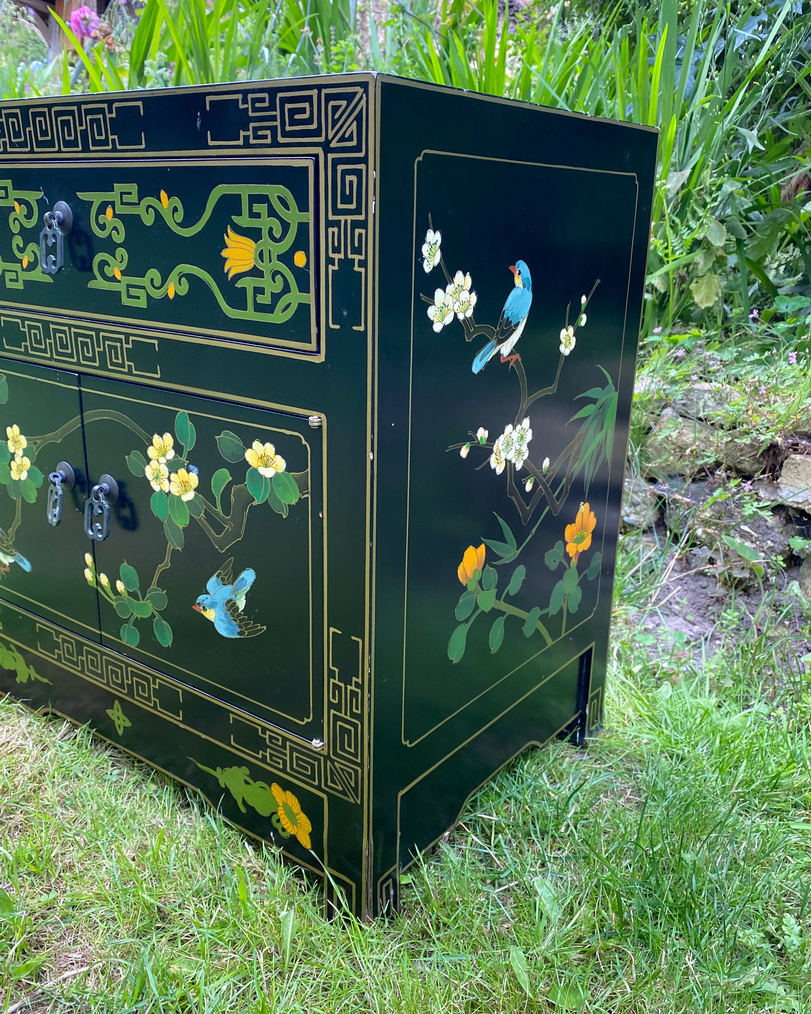 Chinese Painted Side Table