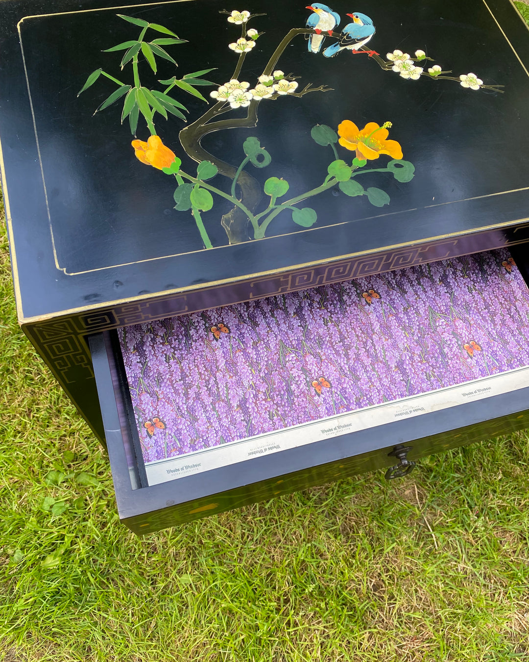 Chinese Painted Side Table