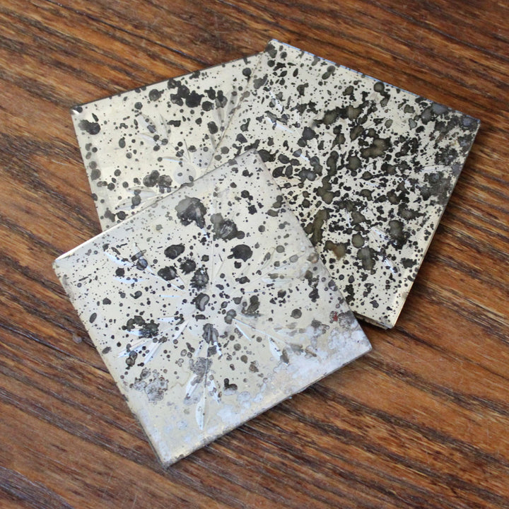 Etched Glass Coasters