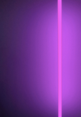 Pink Fluorescent Tube Floor Light 135cm