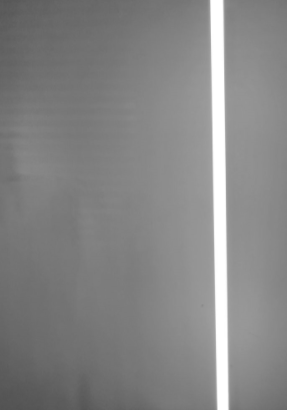 White Fluorescent Tube Floor Light 105cm