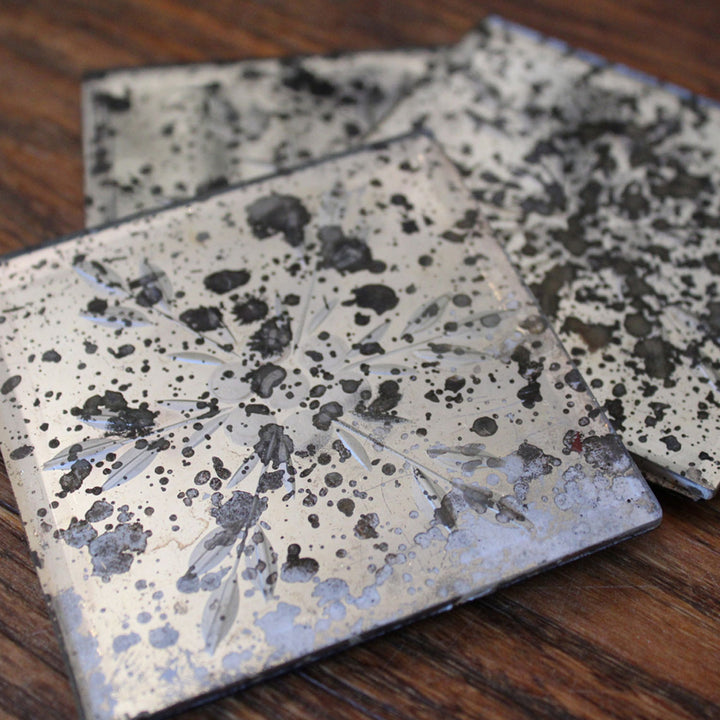 Etched Glass Coasters