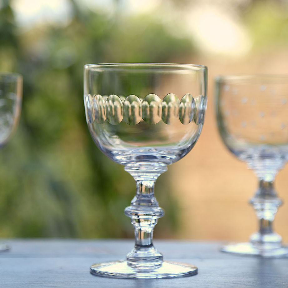 The Vintage List Lens Wine Goblets Set of 4