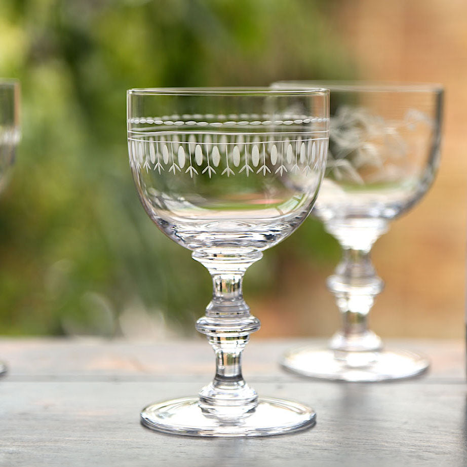 The Vintage List Ovals Wine Goblets Set of 4