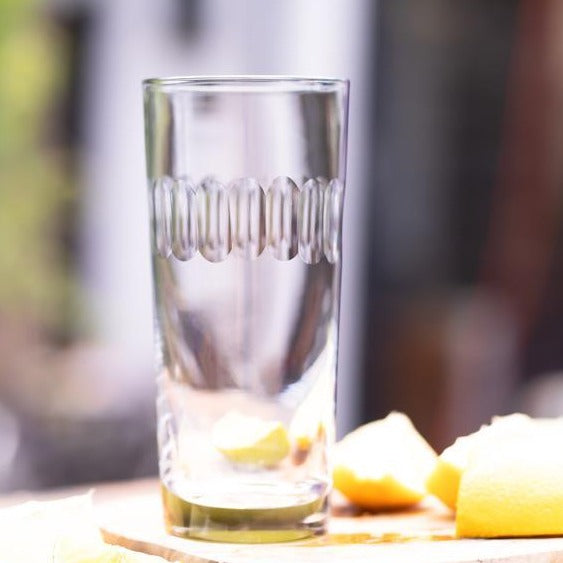 The Vintage List Lens Highball Glasses Set of 4 