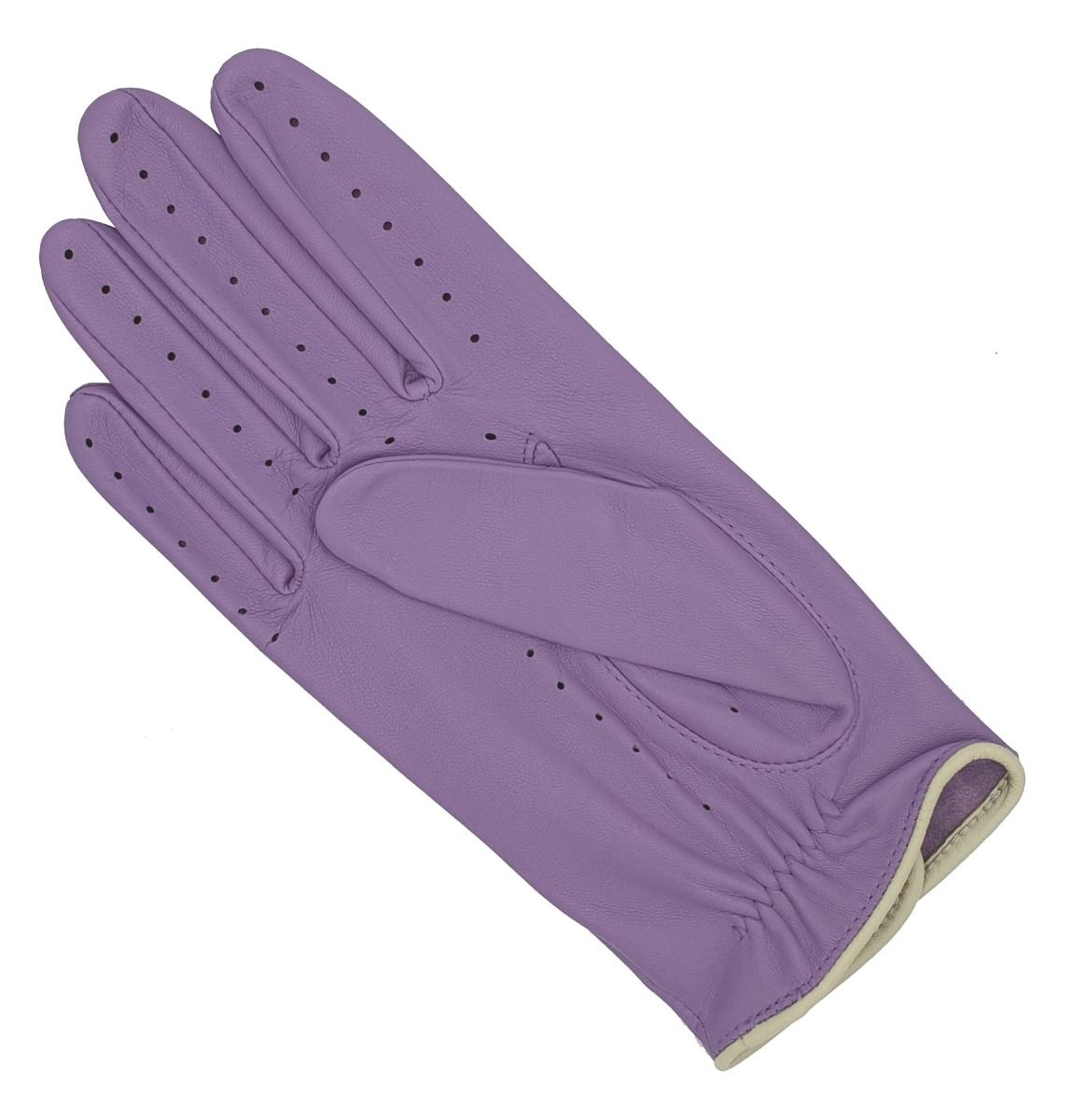 Jules Lavender Leather Driving Gloves