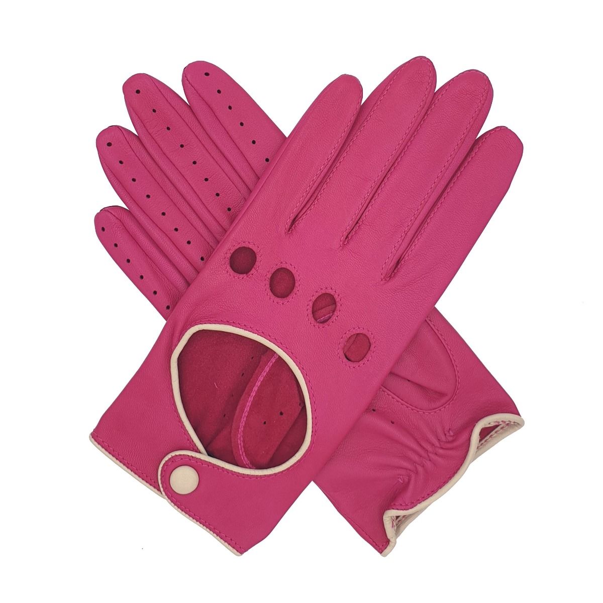 Southcombe Driving Gloves Jules Pink