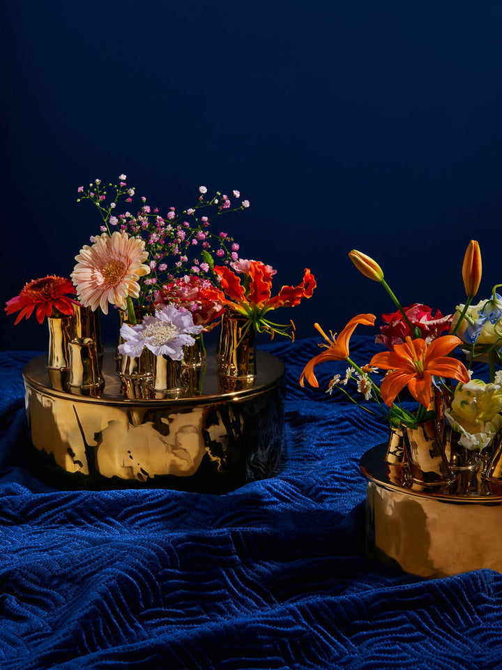Small Golden Spout Vase