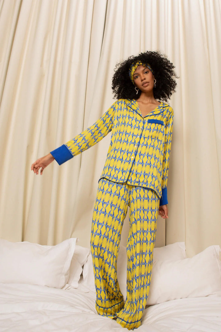 Kissing Fish Vegan Silk Pyjama Set