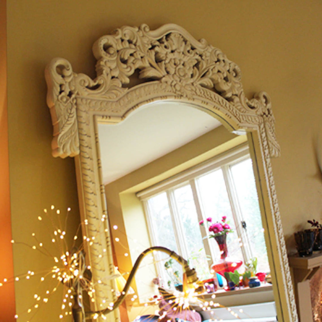 Large White Dressing Mirror