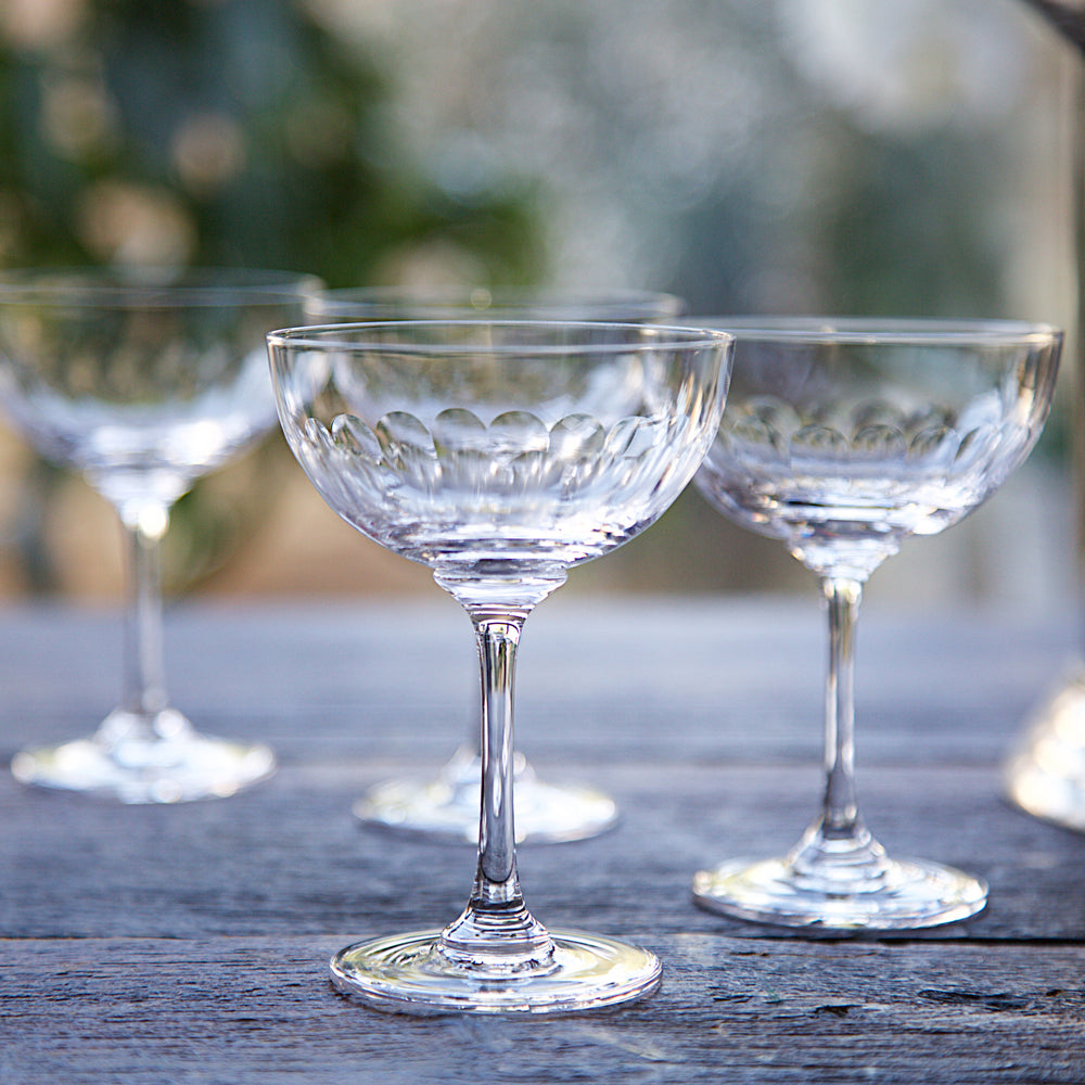The Vintage List Lens Champagne Saucers Set of 6