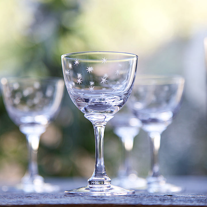 The Vintage List Stars Liqueur Glasses Set of 6
