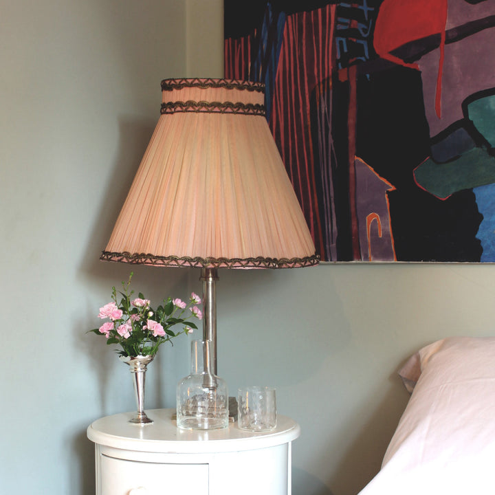 Bell Lampshade in Dusky Pink