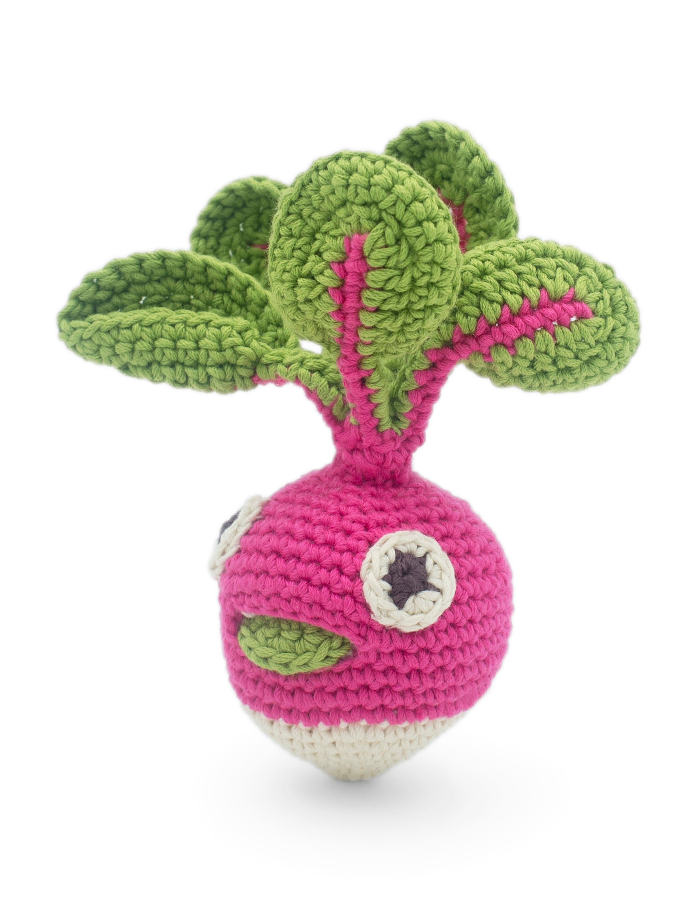 Crochet Radish Rattle