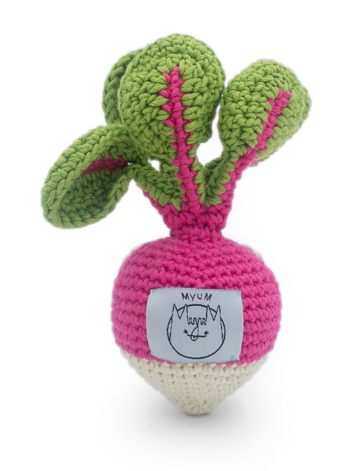 Crochet Radish Rattle