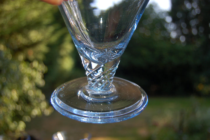 Ice Blue Orrefors Cocktail Glasses