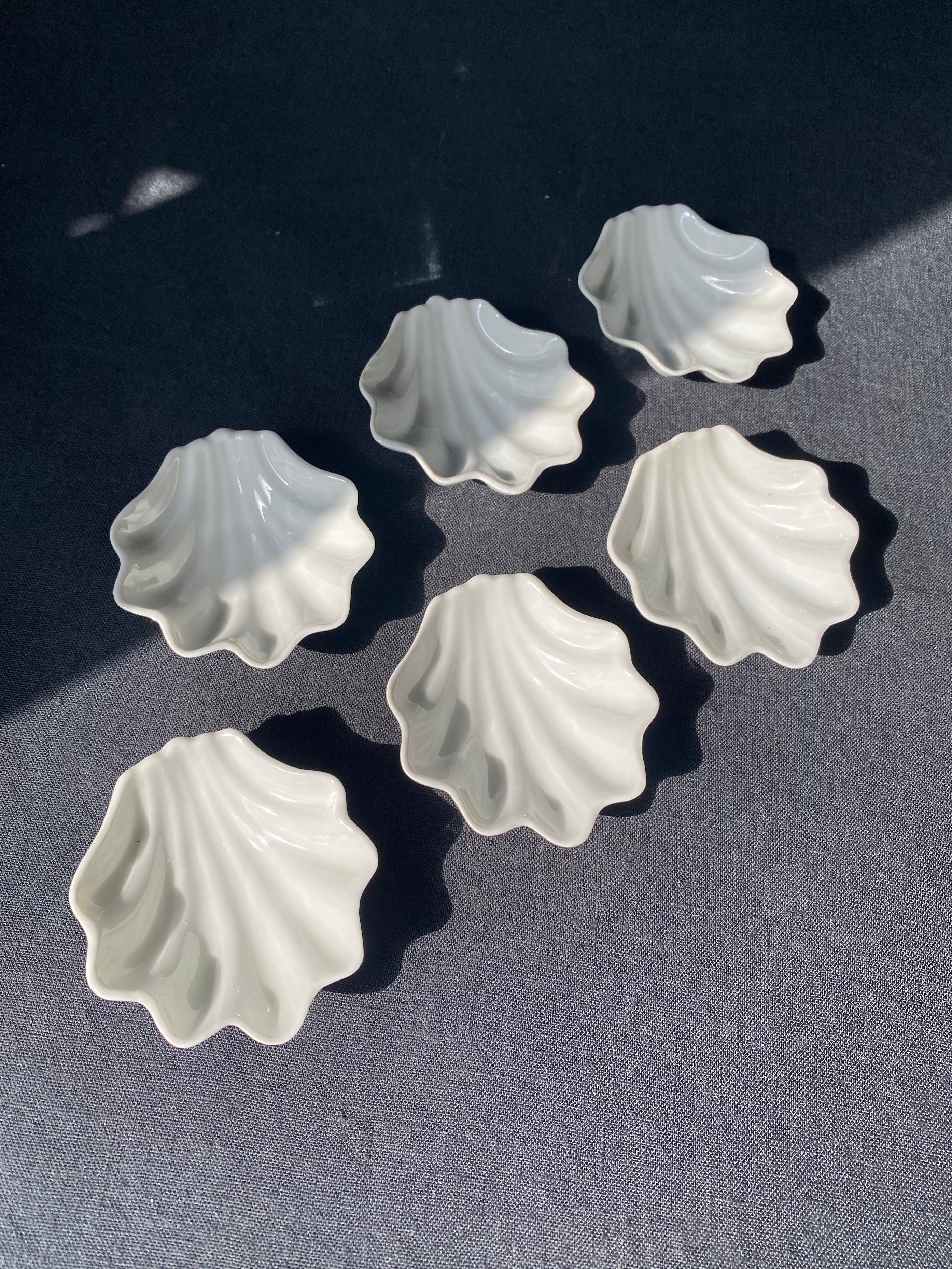 Porcelaine De Limoges Shell Small Bowls