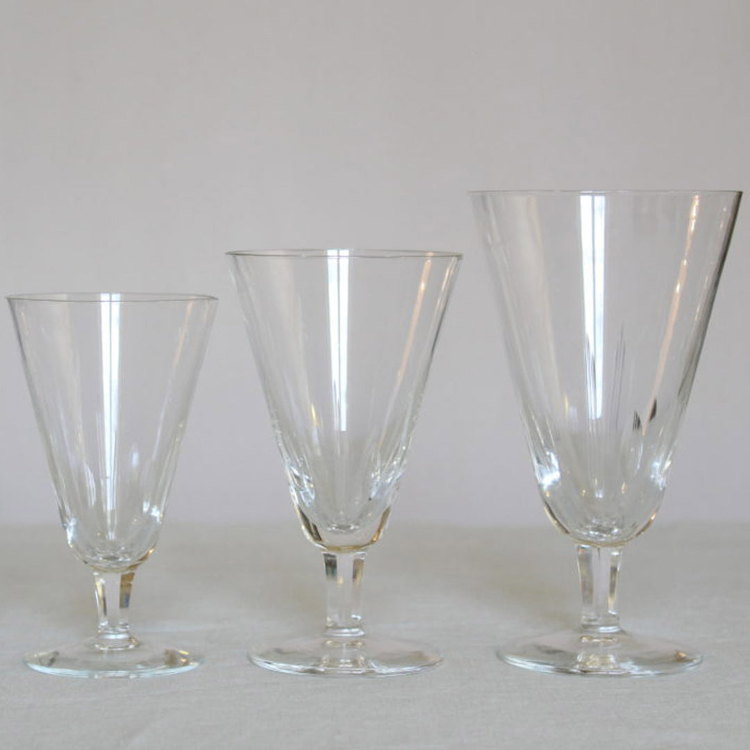 Rare French Cut Glass 36 Piece Set