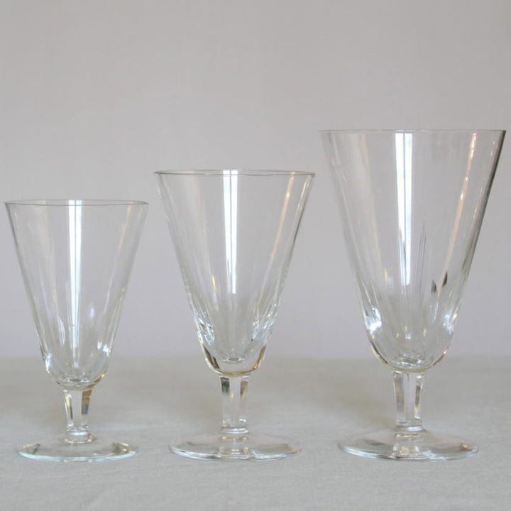 Rare French Cut Glass 36 Piece Set