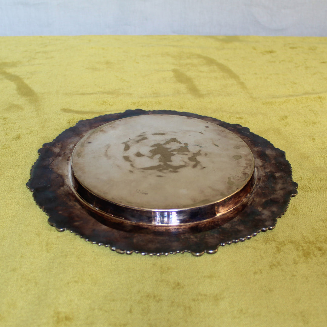 19th Century Silver Plated Drinks Tray
