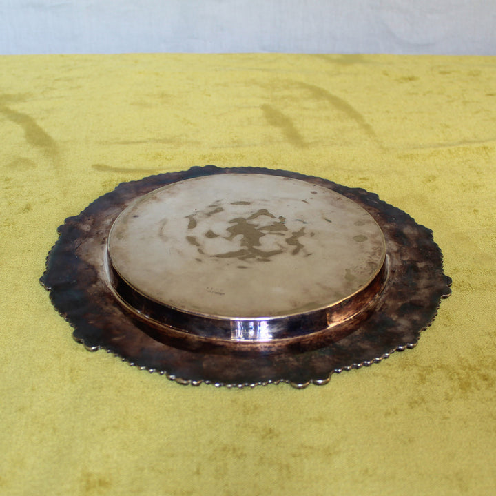 19th Century Silver Plated Drinks Tray