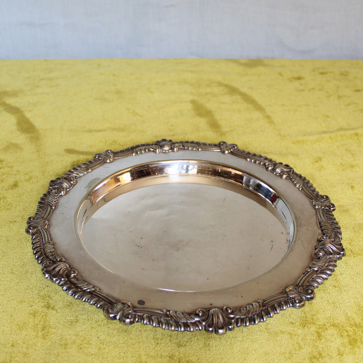 19th Century Silver Plated Drinks Tray