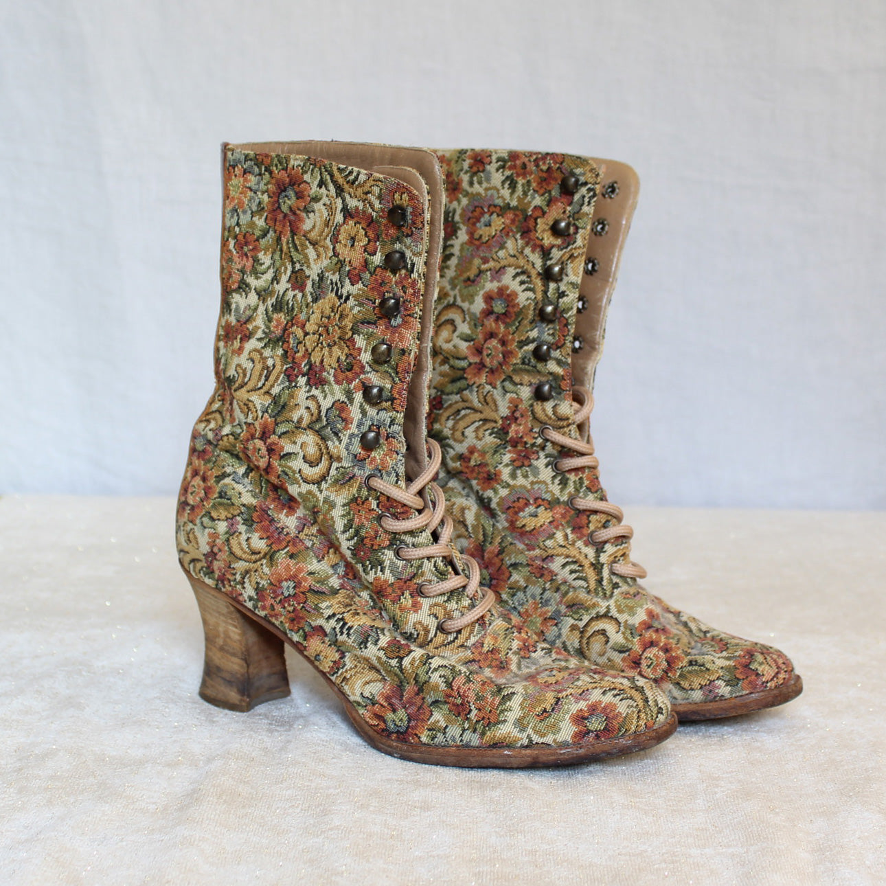 Patrick Cox Tapestry Boots