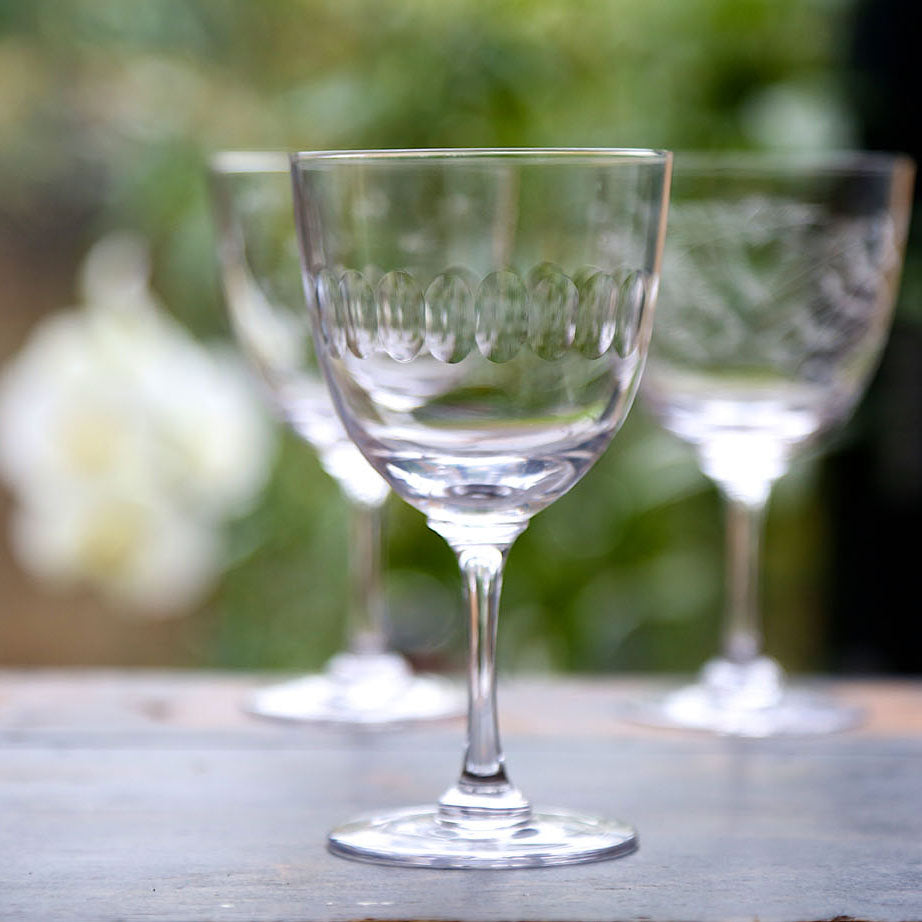 The Vintage List Lens  Wine Glasses Set of 6