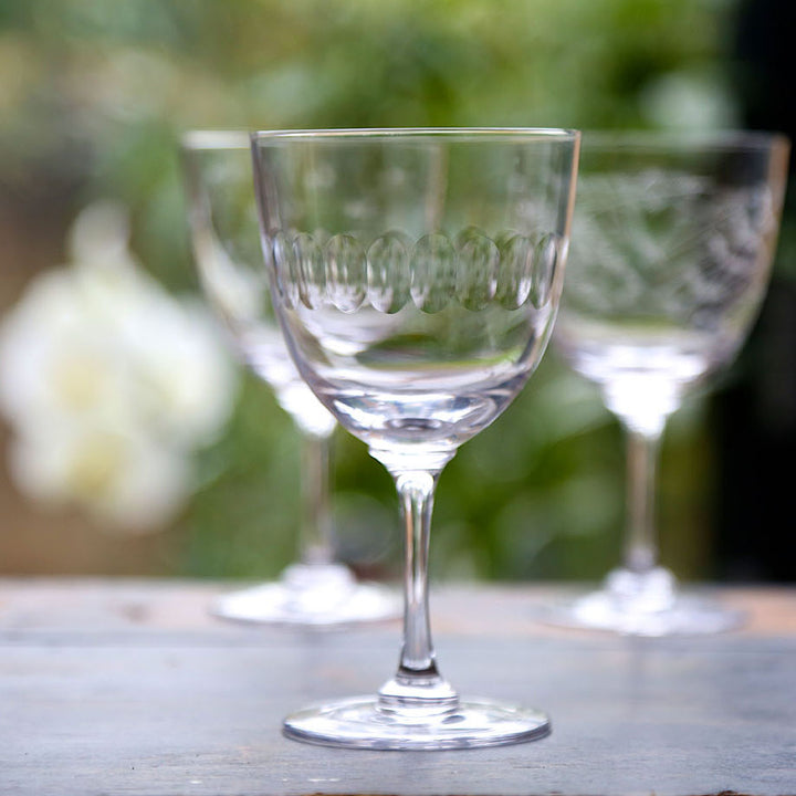 The Vintage List Lens  Wine Glasses Set of 6